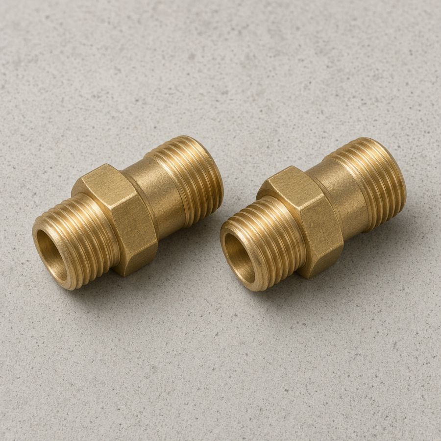 全铜活接 6分 2只